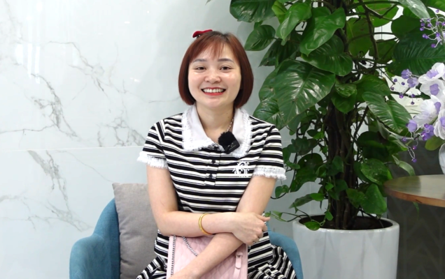 Chị Vân Anh chỉnh nha 