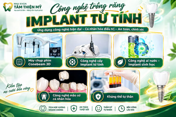 trồng răng implant từ tính